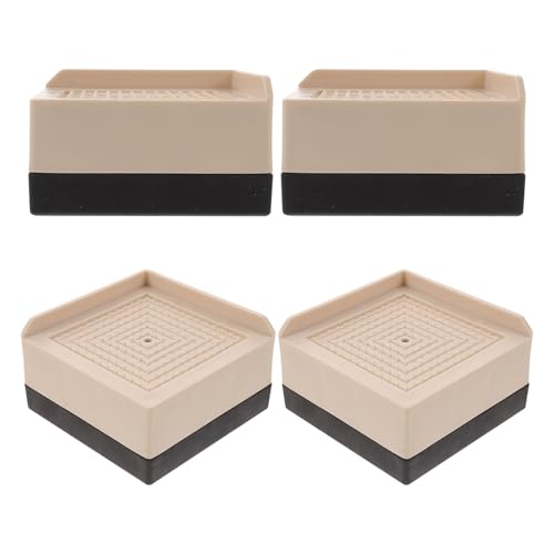 SparklWLeaf 4 Pcs Bett Matte Riser Schreibtisch Erhöhungen Blöcke Einstellbare Lift Computer Monitor Anhebung Bein Füße Pad Halterung für Möbel von SparklWLeaf