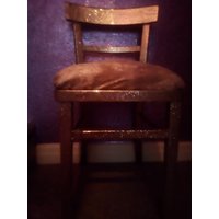 Gold-Glitter-stuhl von SparkleStudioByEmma