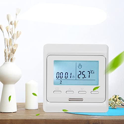 Digital Thermostat Raumthermostat Thermostat Heizung Fußbodenheizung Wandheizung LED (5 Stück) von Sparklenut