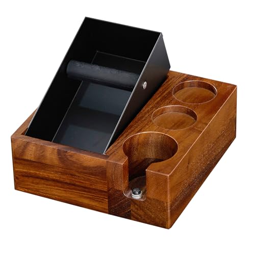 Tamperstation, Espresso Tamper Station, Espresso Tamperstation und Klopfbox, Espresso Tamper Station, Kaffee Tamper, Kaffee Zubehör Organizer, mit Verteiler Siebträger Puck-Sieb-Zubehör (51-54mm丨Pro) Tamperstation, Espresso Tamper Station, Espresso Tamperstation und Klopfbox, Espresso Tamper Station, Kaffee Tamper, Kaffee Zubehör Organizer, mit Verteiler Siebträger Puck-Sieb-Zubehör (51-54mm丨Pro) von Sparklenut