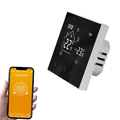 Smart WiFi Thermostat für Heizung - Programmierbarer Digitaler Raumthermostat - Elektronischer Heizthermostat für Elektrische Heizung 16A Schwarz Smart WiFi Thermostat für Heizung - Programmierbarer Digitaler Raumthermostat - Elektronischer Heizthermostat für Elektrische Heizung 16A Schwarz von Sparklenut