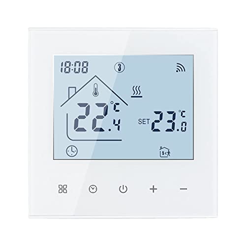 Thermostat Heizung Smart Thermostat Digital WiFi Raumthermostat Programmierbarer Elektronischer Heizthermostat Lufterhitzer Thermostat 3A weiß Thermostat Heizung Smart Thermostat Digital WiFi Raumthermostat Programmierbarer Elektronischer Heizthermostat Lufterhitzer Thermostat 3A weiß von Sparklenut