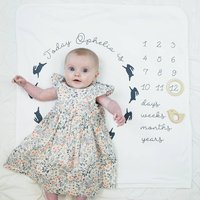 Baby Meilenstein Decke - Alter Neue Personalisiert Kaninchen Häschen Baby Meilenstein Decke - Alter Neue Personalisiert Kaninchen Häschen von SparksAndDaughters