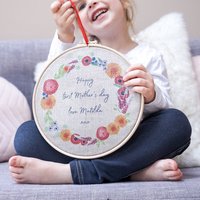 Stickdatei Hoop Art - Personalisierte Stickerei Spruch Muttertagsgeschenk Muttertagsstickerei Geschenk von SparksAndDaughters
