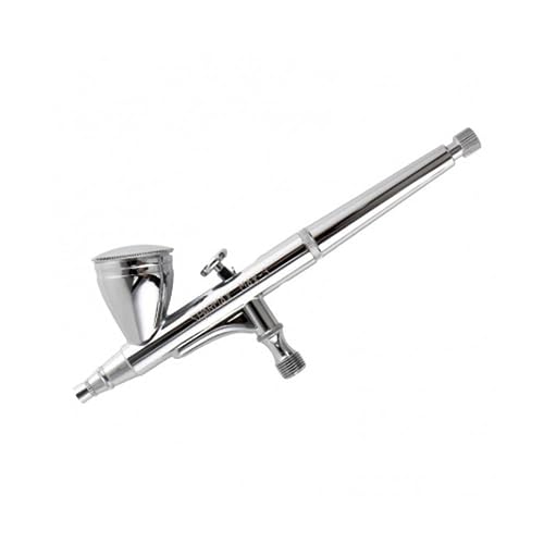 Sparmax MAX-3 Dual Action Schwerkraft-Airbrush, Sonstiges Material, Chrome, 0,3 mm von Sparmax