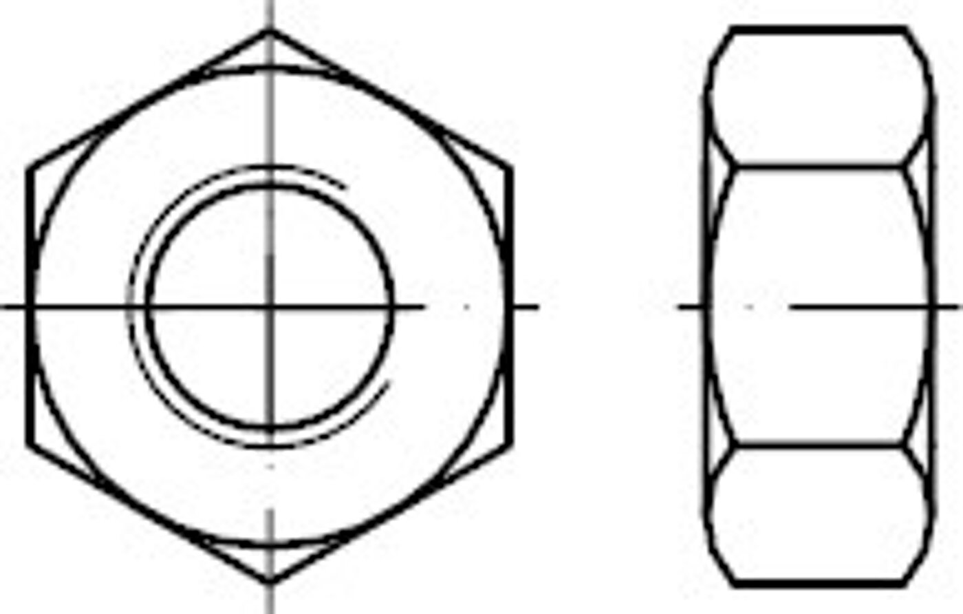 Spartex Din934 M10 10 Zn Sechskantmutter Befestigungsmaterialien Galvanisch B-Ware von Spartex
