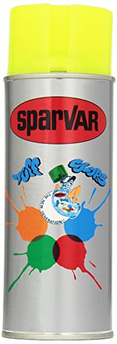 Lackspray Graffiti-Art Neongelb, 400 ml, OLD School - FEINE STRICHE, GERINGE STREUUNG von Sparvar