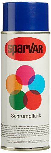 Schrumpflack, Kräusellack RAL 5002 Ultramarinblau, 400 ml von SparVar