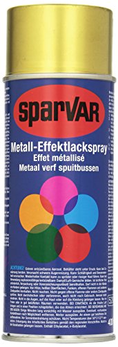 SparVar Metalleffekt Messing, 400 ml, matt siehe Titel (1er Pack) von SparVar