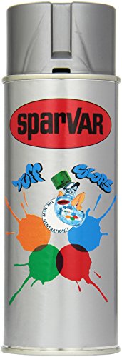 Lackspray Graffiti-Art Graualuminium, 400 ml, OLD School - FEINE STRICHE, GERINGE STREUUNG von Sparvar