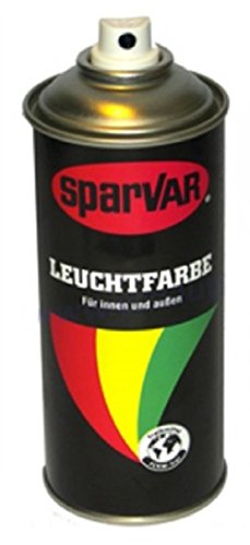 SparVar 6031057 Lackspray leuchtspray, Neon, 400 ml, rot von Sparvar