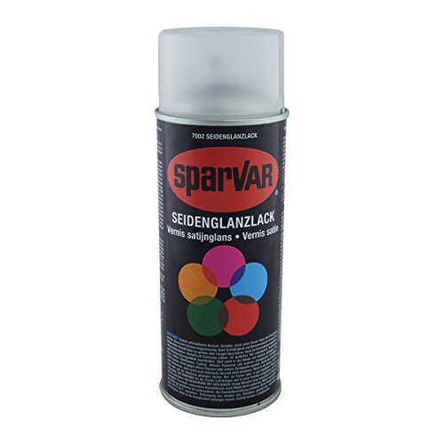 SparVar Klarlack Spray seidenglänzend, 400 ml, 6070025, farblos, (1er Pack) von SparVar