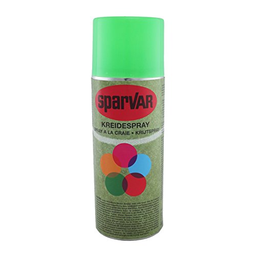 SparVar Kreidespray Neon 400ml Karton 6 x 400ml Leuchtgrün von Sparvar