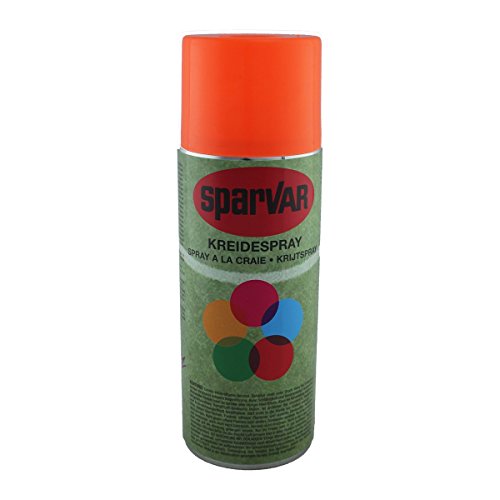 SparVar 6001067 Orange, Kreidespray, 400 ml, mit Überkopfdüse von SparVar
