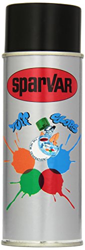 Lackspray Graffiti-Art Tiefschwarz, 400 ml, OLD School - FEINE STRICHE, GERINGE STREUUNG von Sparvar