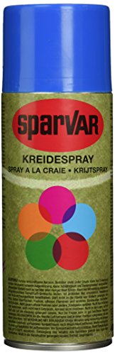 Sparvar 6001074 Hellblau, Kreidespray, 400 ml, mit Überkopfdüse von Sparvar