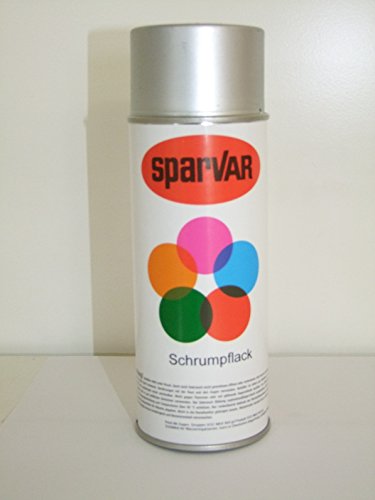 Sparvar 6003313 Schrumpflack, Kräusellack Silber, 400 ml, Siehe Titel von Sparvar