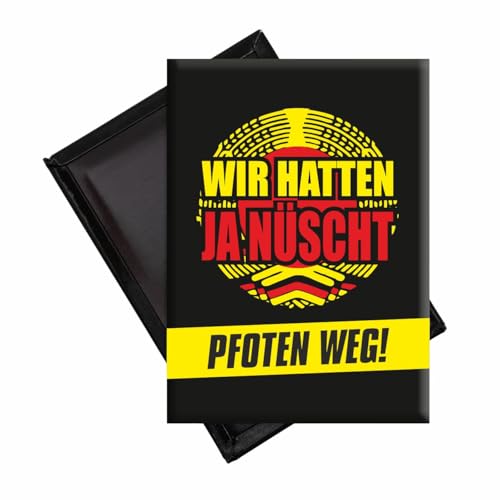 Magnete Kühlschrank DDR lustige Sprüche Wir hatten ja nüscht von Spaß Kostet