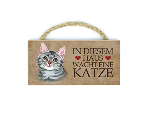 Magnete Kühlschrank in diesem Haus wacht Graue Katze von Spaß Kostet