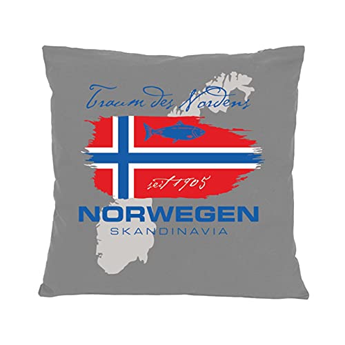 Spaß Kostet Kissen mit Spruch und Füllung Dekokissen Norwegen Traum des Nordens von Spaß Kostet