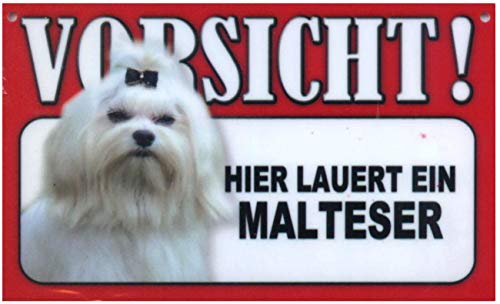 Spaß Kostet Türschild Warnschild Malteser von Spaß Kostet