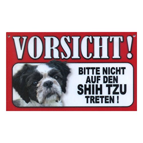 Spaß Kostet Türschild Warnschild Shih Tzu von Spaß Kostet