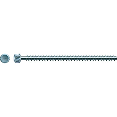 Gewindestange Sechskantkopf Stahl zn blk Vollgewinde, 16x1.000mm von Spax