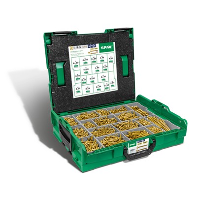 Montagekoffer L-BOXX. 2.930 Senkkopf Kreuzschlitz Z Schrauben Stahl YELLOX von Spax