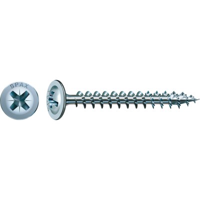 Rückwandschraube St znblk Vollgewinde PZD 2, 4x25mm von Spax