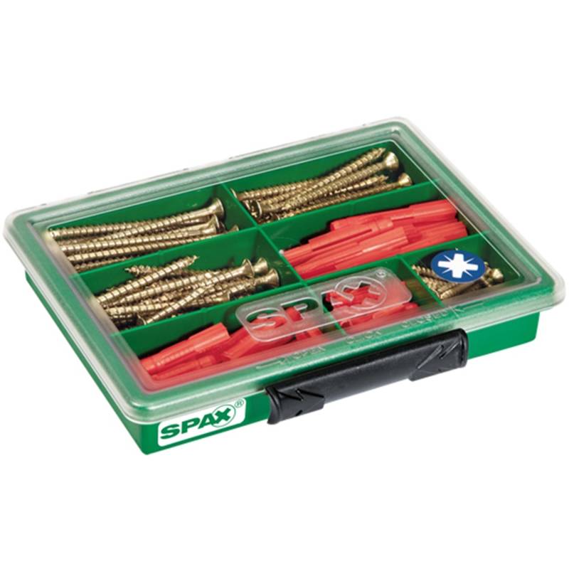 Spax Assorter Kreuzschlitz Z Gelb mit Dübel von SPAX