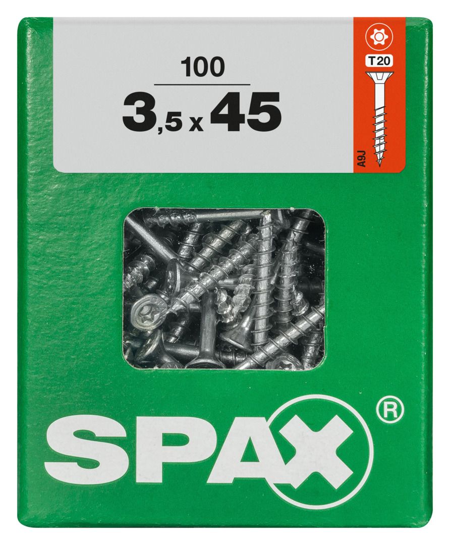 Spax Universalschrauben 3.5 x 45 mm TX 20 - 100 Stk. von SPAX