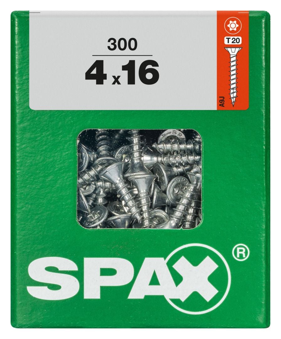 Spax Universalschrauben 4.0 x 16 mm TX 20 - 300 Stk. von SPAX