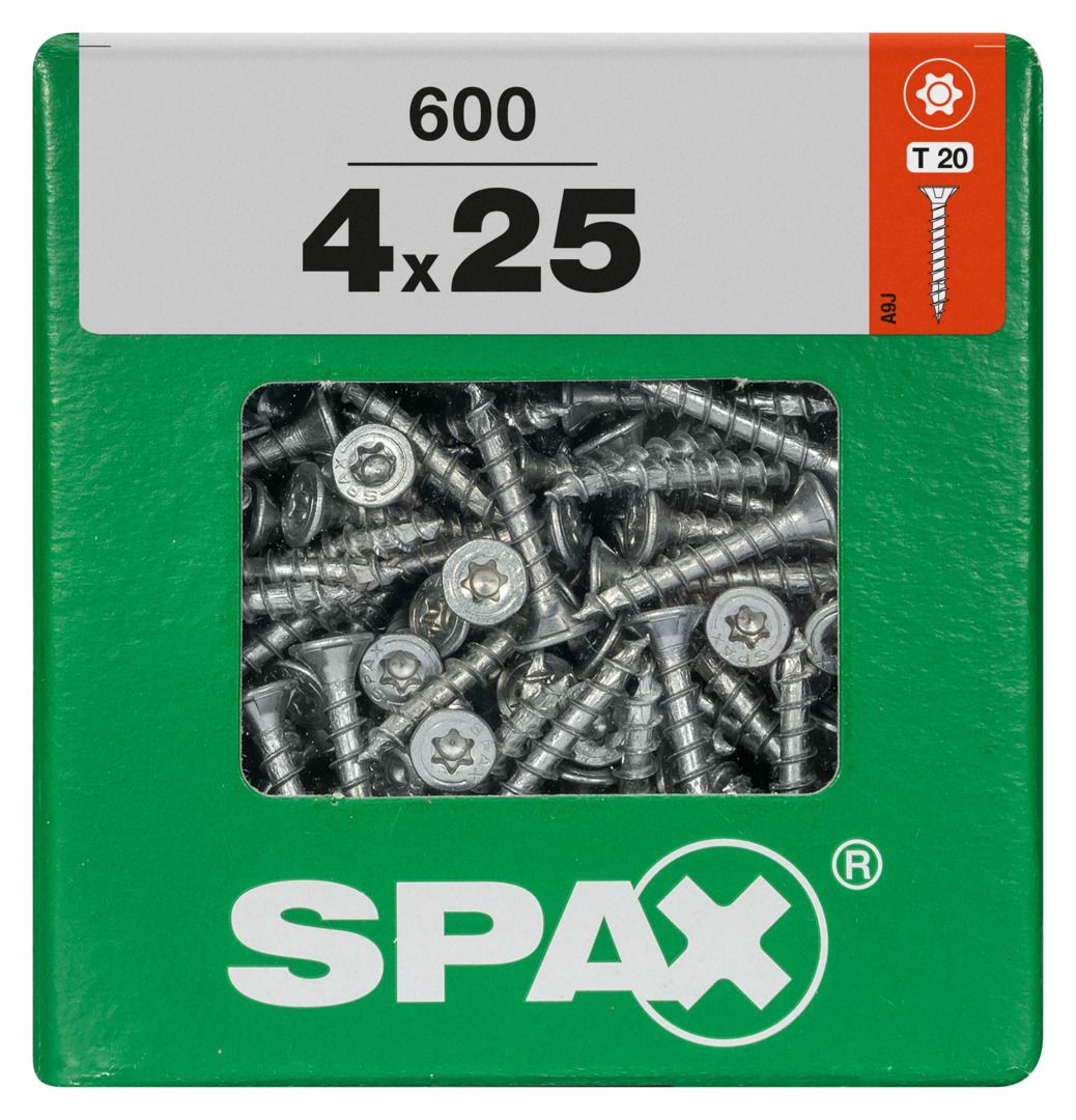 Spax Universalschrauben 4.0 x 25 mm TX 20 - 600 Stk. von SPAX