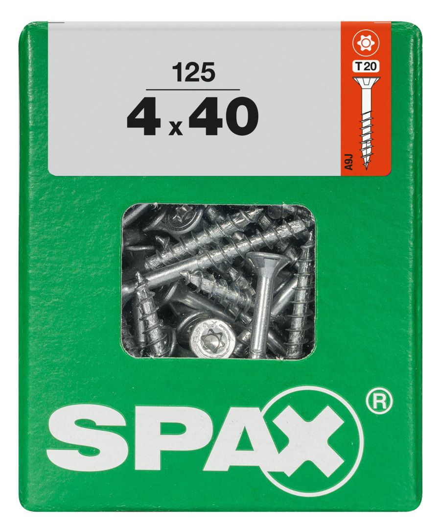 Spax Universalschrauben 4.0 x 40 mm TX 20 - 125 Stk. Spax Universalschrauben 4.0 x 40 mm TX 20 - 125 Stk. von SPAX
