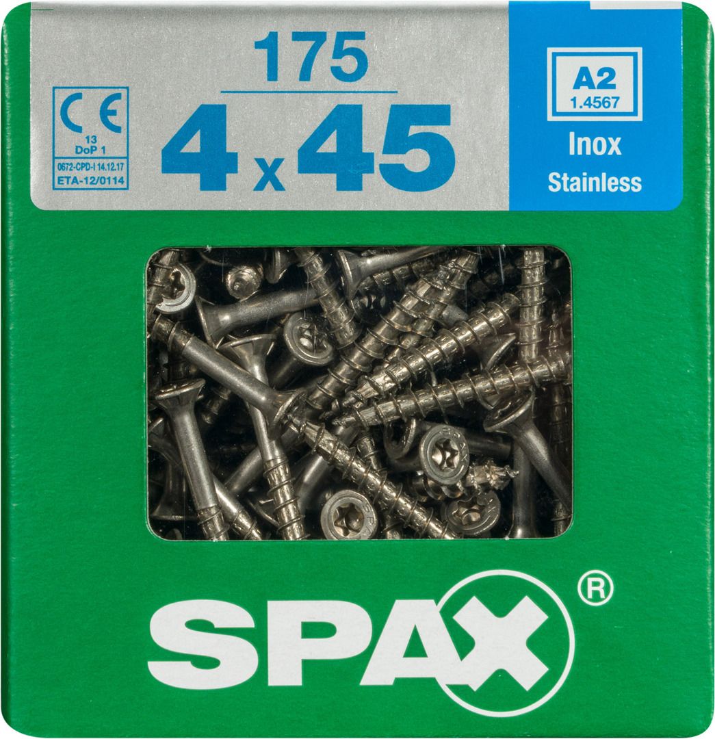 Spax Universalschrauben 4.0 x 45 mm TX 20 - 175 Stk. von SPAX