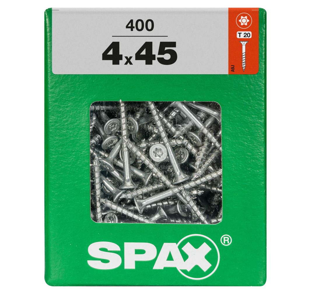 Spax Universalschrauben 4.0 x 45 mm TX 20 - 400 Stk. von SPAX