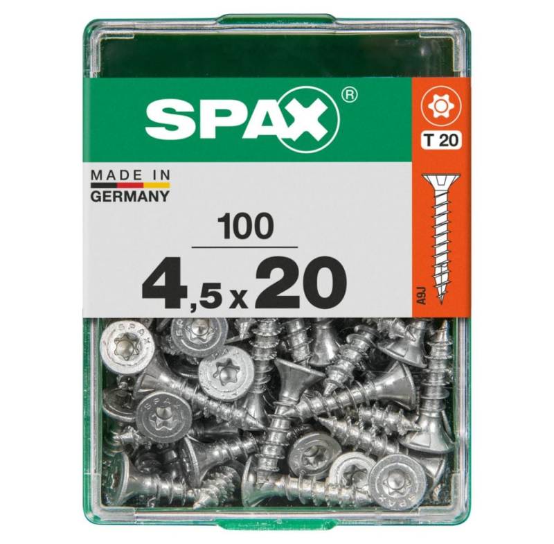 Spax Universalschrauben 4.5 x 20 mm TX 20 - 100 Stk. von SPAX