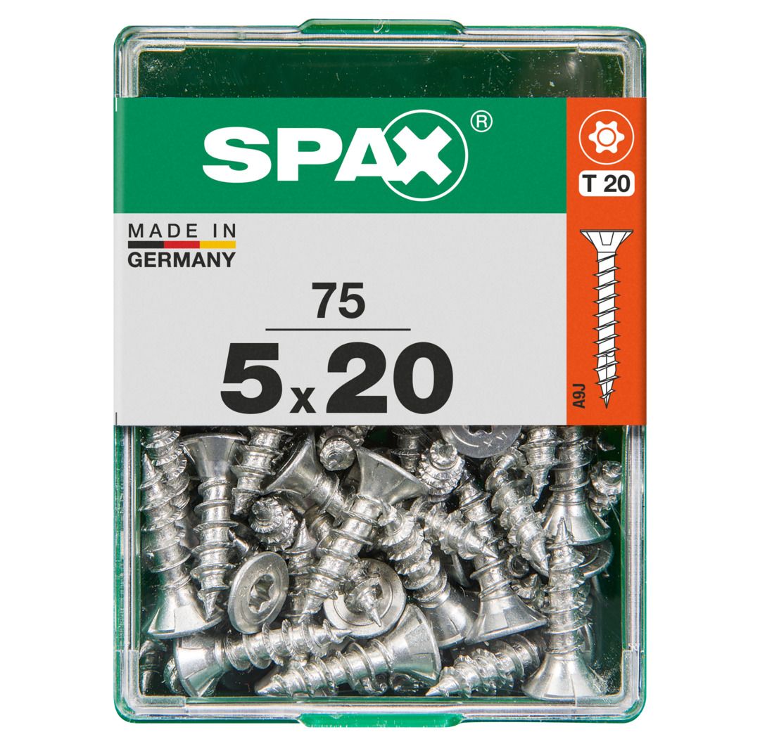 Spax Universalschrauben 5.0 x 20 mm TX 20 - 75 Stk. von SPAX