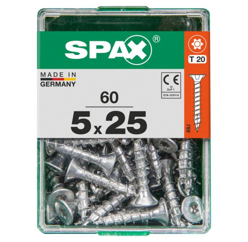 Spax Universalschrauben 5.0 x 25 mm TX 20 - 60 Stk. von SPAX
