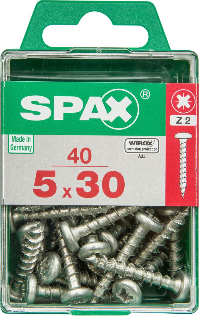 Spax Universalschrauben 5.0 x 30 mm TX 20 - 40 Stk. von SPAX