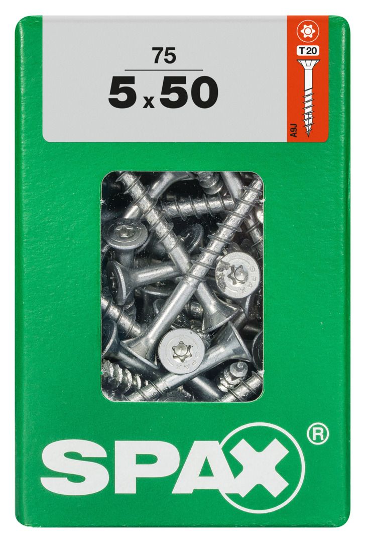 Spax Universalschrauben 5.0 x 50 mm TX 20 - 75 Stk. von SPAX