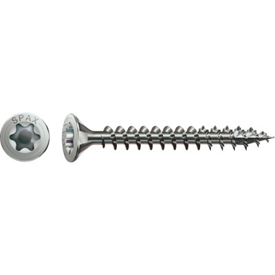 Universalschraube Senkkopf Edelstahl T 20 5x80 mm,Vollgewinde Universalschraube Senkkopf Edelstahl T 20 5x80 mm,Vollgewinde von Spax