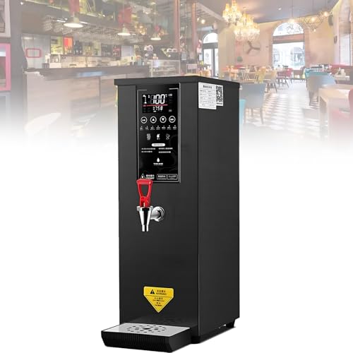 Kommerzieller Instant-Wasserspender, Temperatur einstellbar, Stufenheizung, LCD-Touchscreen, 60 l/h große Leistung, schnelles Brühen für Kaffee, Tee, Milch, Heißgetränke Black von Spdazzleburst