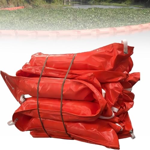 Schwimmende PVC-Ölrückhaltevorrichtung, Hochwasserbarriere, wiederverwendbare Hochleistungs-Rückhaltebarriere, PVC-Ölsperre, für Fluss, Hafen, See, Pier L10M/32.8FT H80cm/31.49inch Schwimmende PVC-Ölrückhaltevorrichtung, Hochwasserbarriere, wiederverwendbare Hochleistungs-Rückhaltebarriere, PVC-Ölsperre, für Fluss, Hafen, See, Pier L10M/32.8FT H80cm/31.49inch von Spdazzleburst