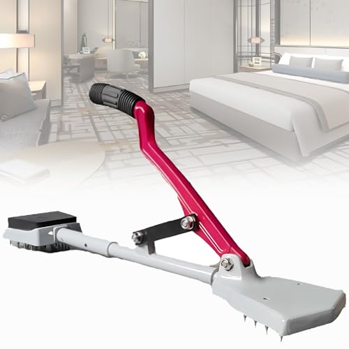 Teppich-Kniebank-Installateur, tragbares Werkzeug zum Verlegen von Teppichen, mit weichem Gummigriff und Klemmen, Stahl-Aluminium-Legierung, robust und stabil, für Bodenbeläge und Polster Teppich-Kniebank-Installateur, tragbares Werkzeug zum Verlegen von Teppichen, mit weichem Gummigriff und Klemmen, Stahl-Aluminium-Legierung, robust und stabil, für Bodenbeläge und Polster von Spdazzleburst