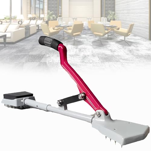 Teppichspannwerkzeug, unverzichtbarer knieloser Spanner für Heimwerkerprojekte im Bodenbereich, mit weichem Gummigriff und Klemmen, für Bodenbeläge und Polster von Spdazzleburst