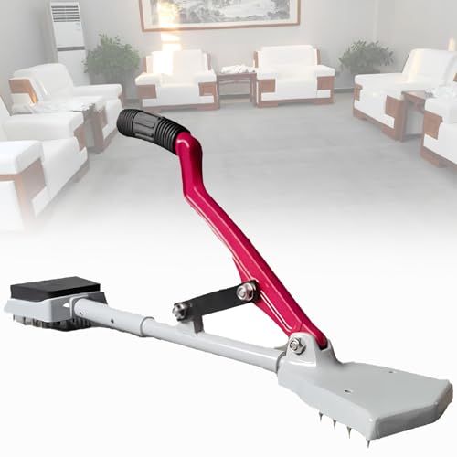 Teppichverlegewerkzeug, tragbares knieloses Design, mit weichem Gummigriff und Klemmen, Konstruktion aus Stahl- und Aluminiumlegierung, robust und stabil, für Bodenbeläge und Polster Teppichverlegewerkzeug, tragbares knieloses Design, mit weichem Gummigriff und Klemmen, Konstruktion aus Stahl- und Aluminiumlegierung, robust und stabil, für Bodenbeläge und Polster von Spdazzleburst