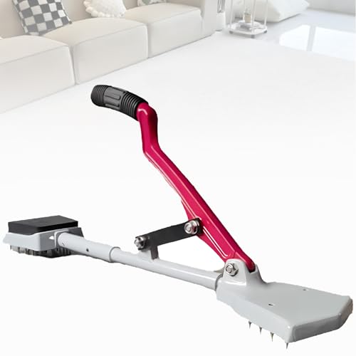 Tragbares Werkzeug zum Verlegen von Teppichen, Teppichspanner mit weichem Gummigriff und Klemmen, Konstruktion aus Stahl- und Aluminiumlegierung, robust und stabil, für Bodenbeläge und Polster Tragbares Werkzeug zum Verlegen von Teppichen, Teppichspanner mit weichem Gummigriff und Klemmen, Konstruktion aus Stahl- und Aluminiumlegierung, robust und stabil, für Bodenbeläge und Polster von Spdazzleburst