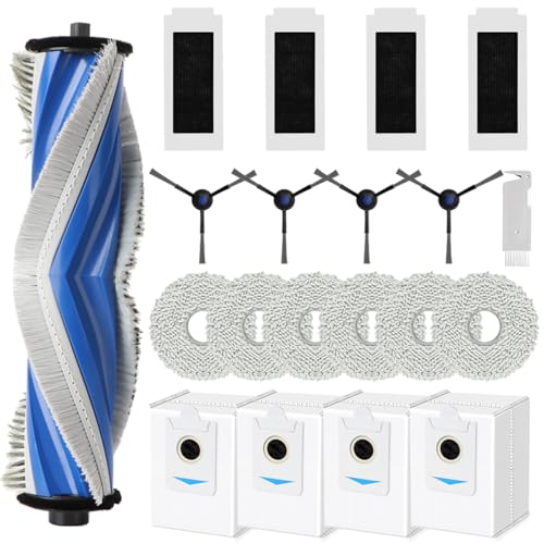 SpeHiate Ersatzteile Set für ECOVACS DEEBOT T30S / T30S PRO, Zubehör mit 1 Hauptbürste, 4 Staubbeutel, 6 Wischtücher, 4 HEPA Filters, 4 Seitenbürsten SpeHiate Ersatzteile Set für ECOVACS DEEBOT T30S / T30S PRO, Zubehör mit 1 Hauptbürste, 4 Staubbeutel, 6 Wischtücher, 4 HEPA Filters, 4 Seitenbürsten von SpeHiate