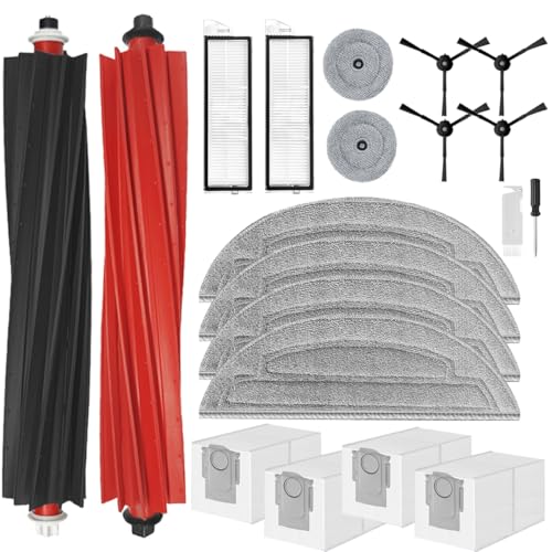 SpeHiate Ersatzteile für Roborock S8 MaxV Ultra Saugroboter, Zubehörset mit 2 Gummibürsten, 2 HEPA-Filter, 4 Wischtücher, 4 Staubbeutel, 2 Seitenmop, 4 Seitenbürsten SpeHiate Ersatzteile für Roborock S8 MaxV Ultra Saugroboter, Zubehörset mit 2 Gummibürsten, 2 HEPA-Filter, 4 Wischtücher, 4 Staubbeutel, 2 Seitenmop, 4 Seitenbürsten von SpeHiate